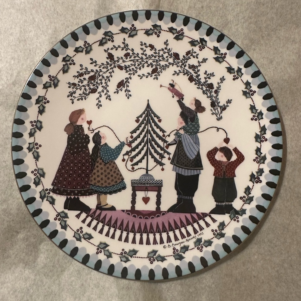 PFALTZGRAFF 5 seasons of the year plates, rare find discontinued - Picture 6 of 11